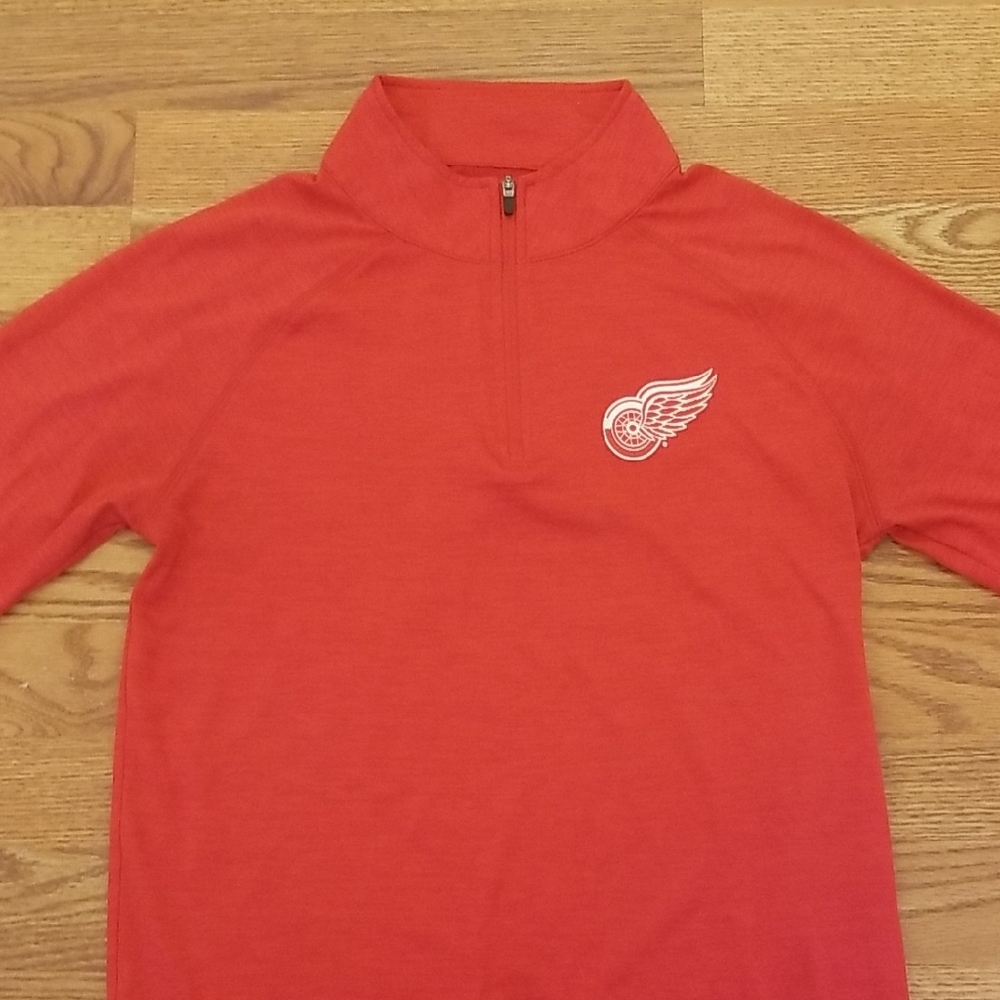 Fanatics Red Wings Long Sleeve Mens Tee - Picture 3 of 10